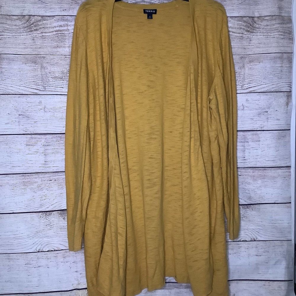 Yellow Torrid size 3 3x cardigan